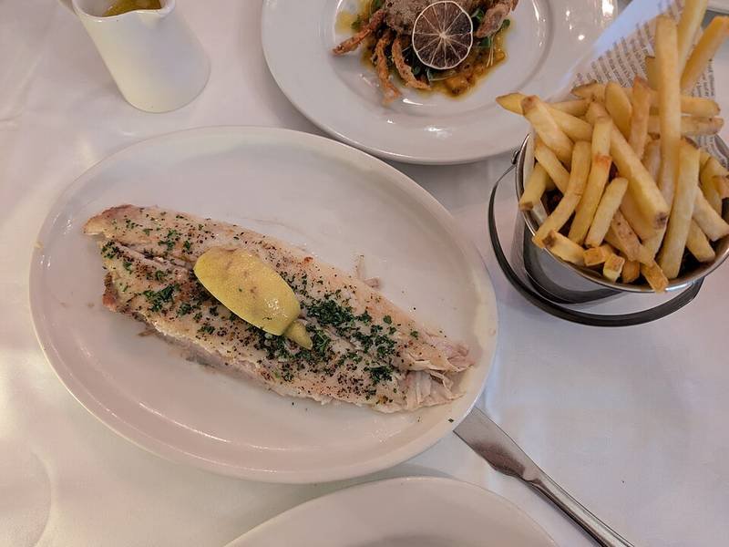 Sole Meunière — French dinner recipe, served and ready to eat