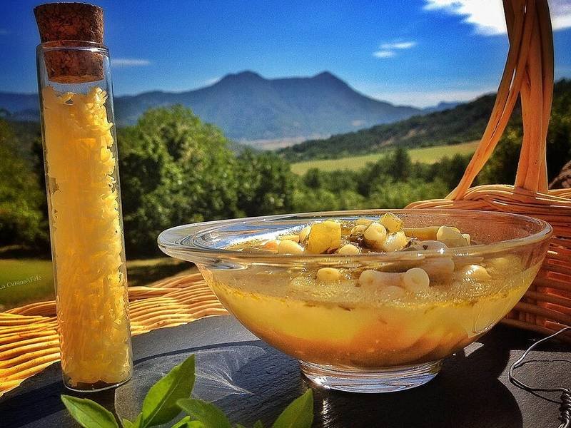Soupe au Pistou — French dinner recipe, served and ready to eat
