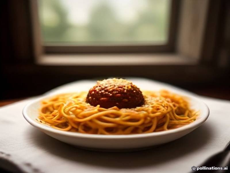 Spaghetti and Meatballs — Italian dinner recipe, served and ready to eat