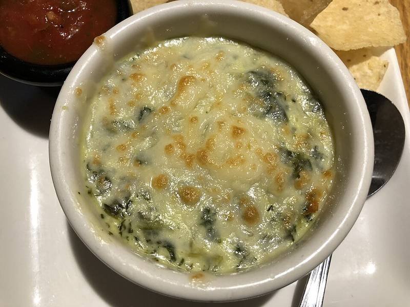 Spinach and Artichoke Dip — American appetizers recipe, served and ready to eat