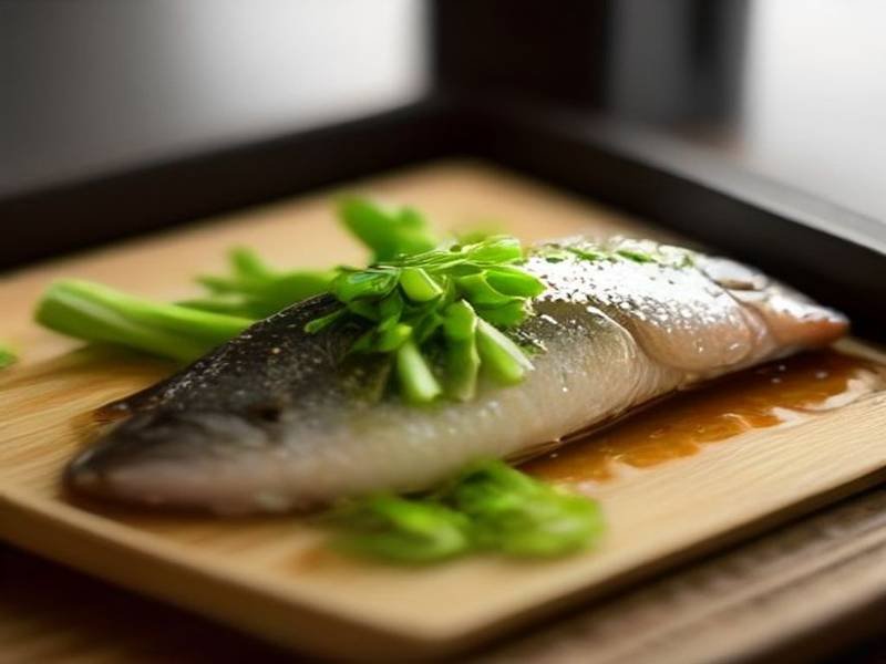 Steamed Whole Fish — Chinese dinner recipe, served and ready to eat