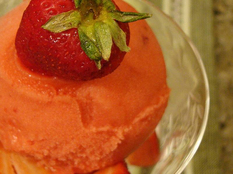 Strawberry Sorbet
