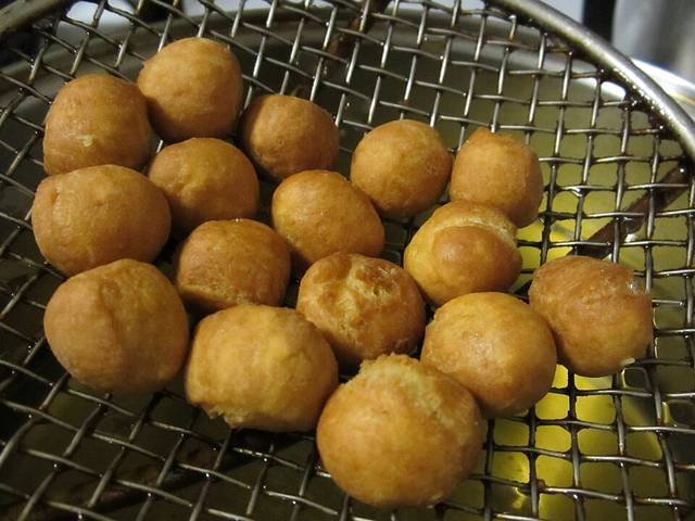 Ingredients and preparation for struffoli