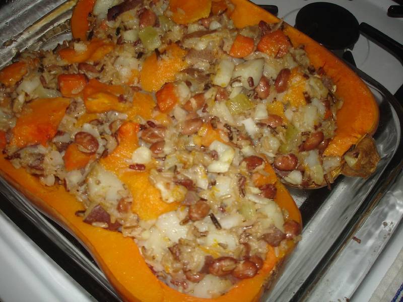 Stuffed Butternut Squash
