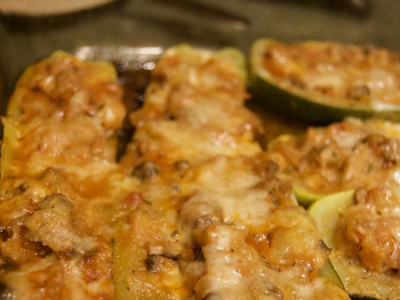 Stuffed Zucchini Boats