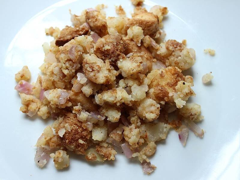 Sage and Onion Stuffing — British holiday specials recipe, served and ready to eat
