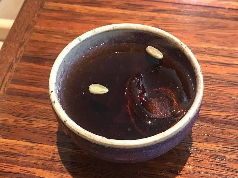Sujeonggwa — Korean drinks recipe, served and ready to eat