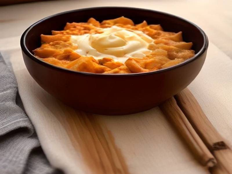 Sweet Potato Casserole — American holiday specials recipe, served and ready to eat