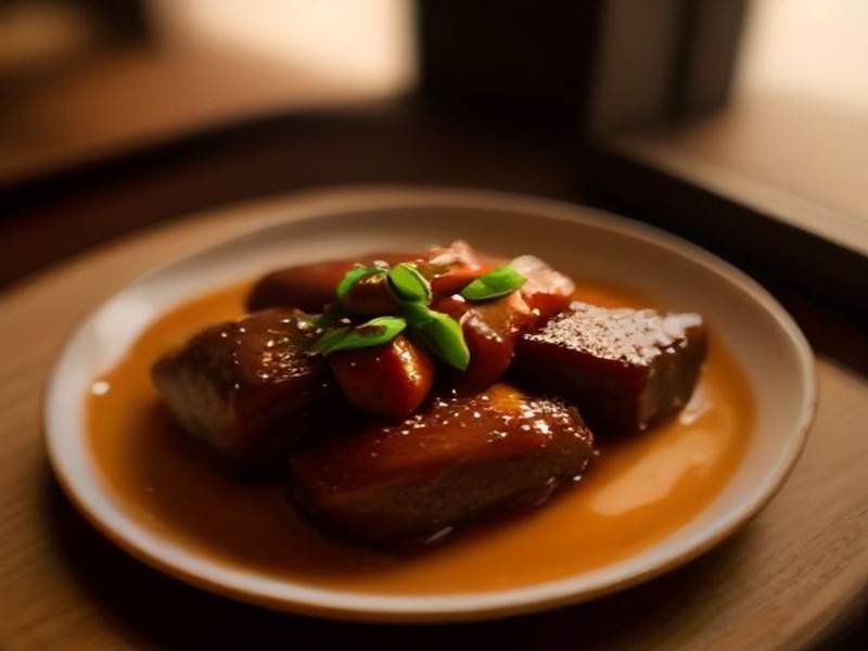 Sweet and Sour Spare Ribs — Chinese dinner recipe, served and ready to eat