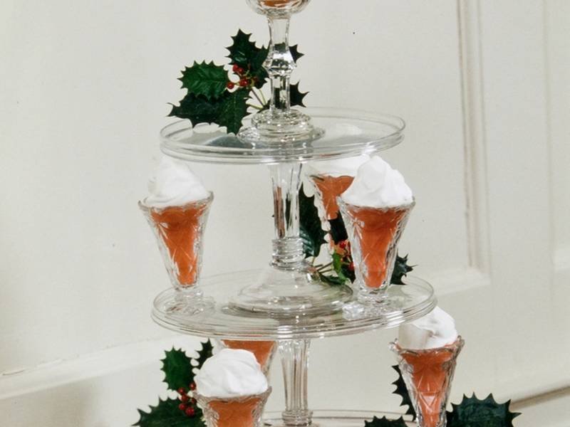 Syllabub — British desserts recipe, served and ready to eat