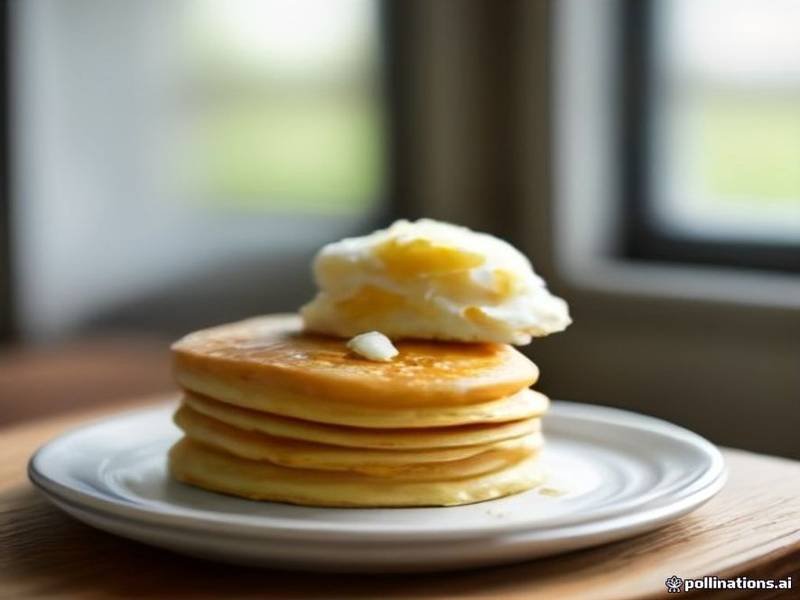 Syrniki — Russian breakfast recipe, served and ready to eat