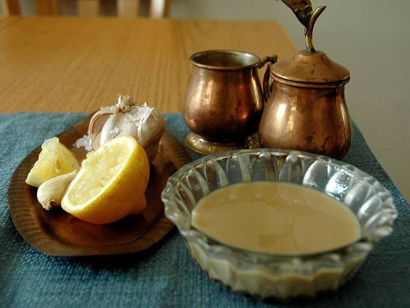 Egyptian Tahina — Egyptian appetizers recipe, served and ready to eat