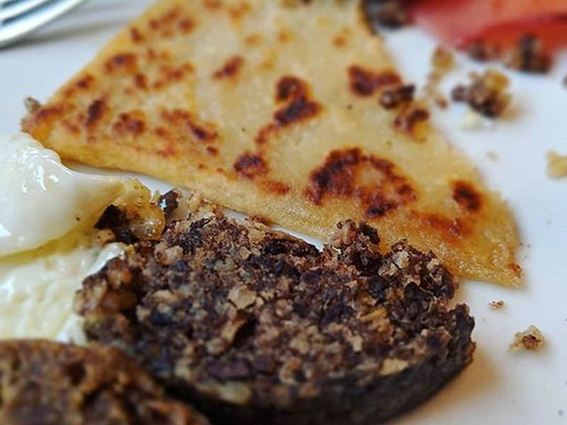 Tattie Scones — Scottish breakfast recipe, served and ready to eat