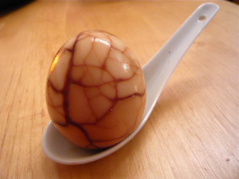 Marbled Tea Eggs — Chinese appetizers recipe, served and ready to eat