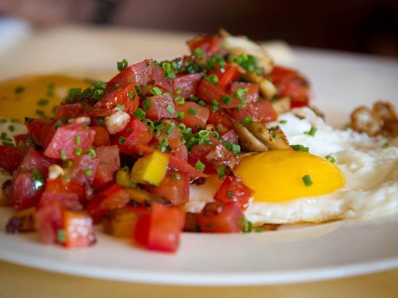 Tomato and Egg Stir-Fry — Chinese quick meals recipe, served and ready to eat