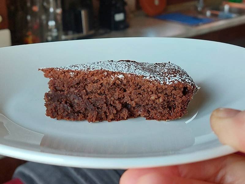 Torta Caprese — Italian desserts recipe, served and ready to eat