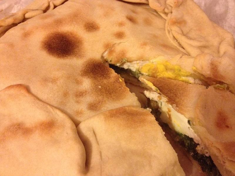 Torta Pasqualina — Italian dinner recipe, served and ready to eat