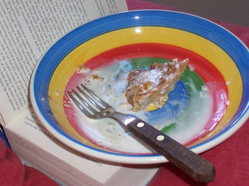 Treacle Tart — British baking recipe, served and ready to eat