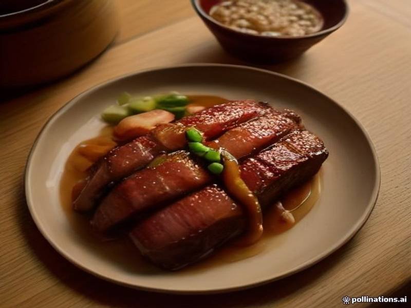 Tteok Galbi — Korean dinner recipe, served and ready to eat