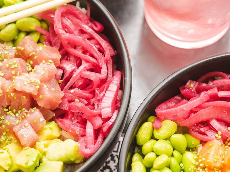 Tuna Poke Bowls