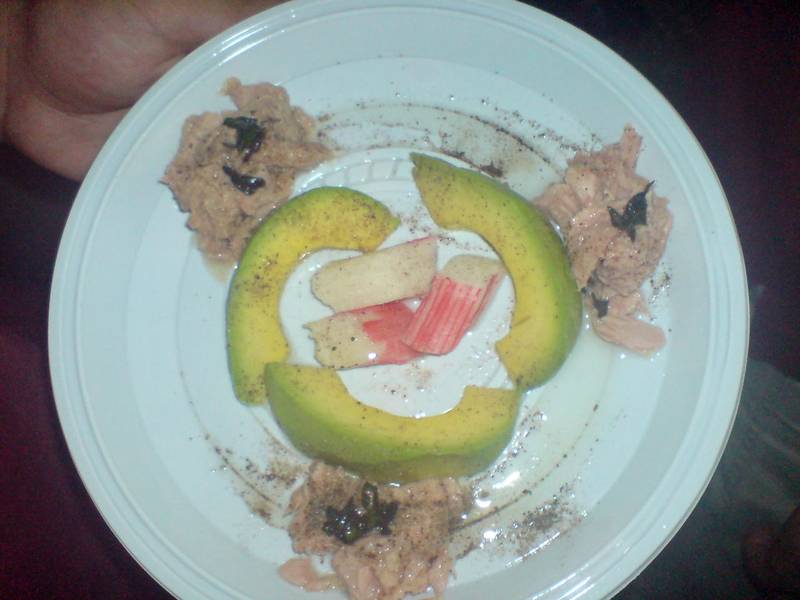 Tuna-Stuffed Avocados