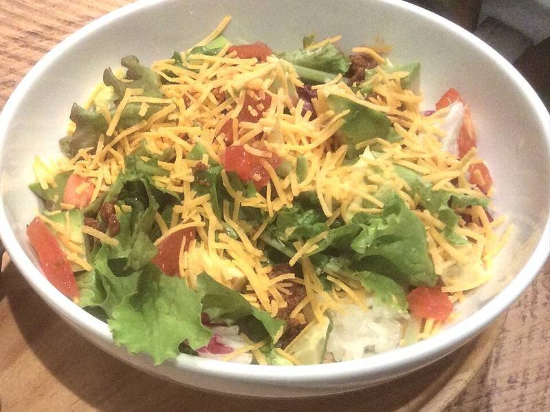 Turkey Taco Rice Bowls, a Mexican dinner recipe — kidney friendly turkey taco bowls