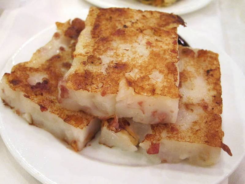 Lo Bak Go — Chinese appetizers recipe, served and ready to eat