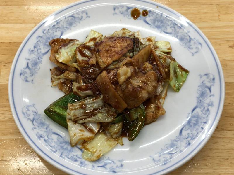 Twice-Cooked Pork — Chinese dinner recipe, served and ready to eat