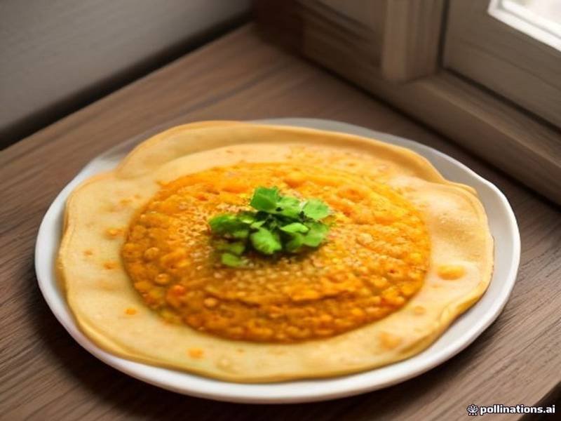 Uttapam — Indian breakfast recipe, served and ready to eat