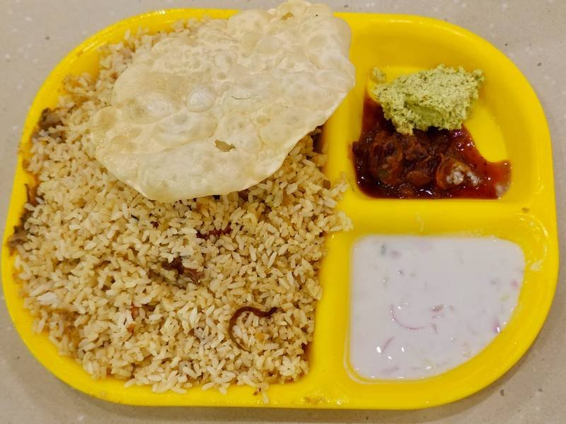 Vegetable Biryani — Indian dinner recipe, served and ready to eat