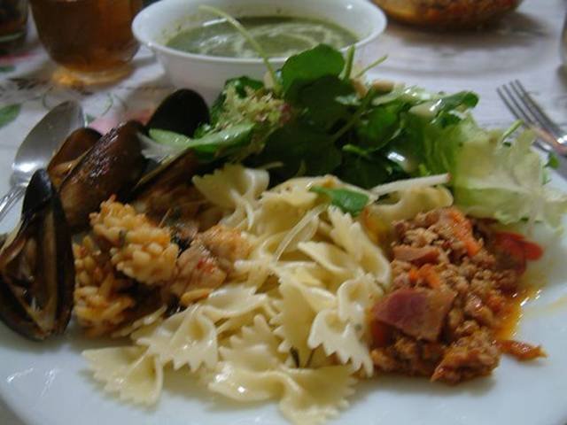 Ingredients and preparation for watercress soup