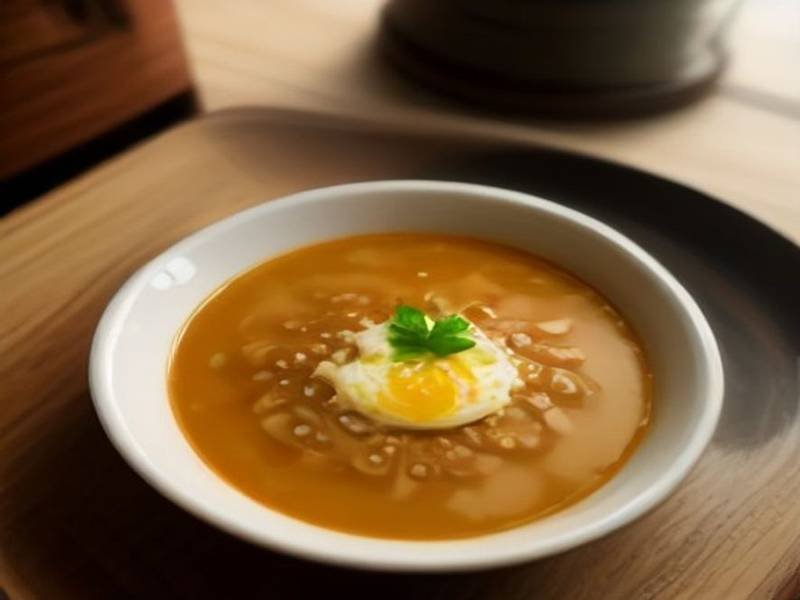 West Lake Beef Soup — Chinese lunch recipe, served and ready to eat