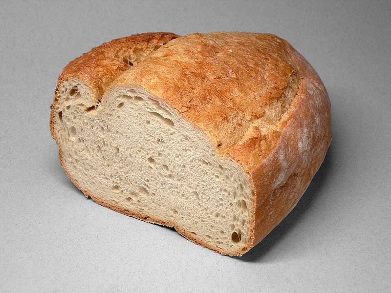 White Bread, a British baking recipe — homemade white loaf