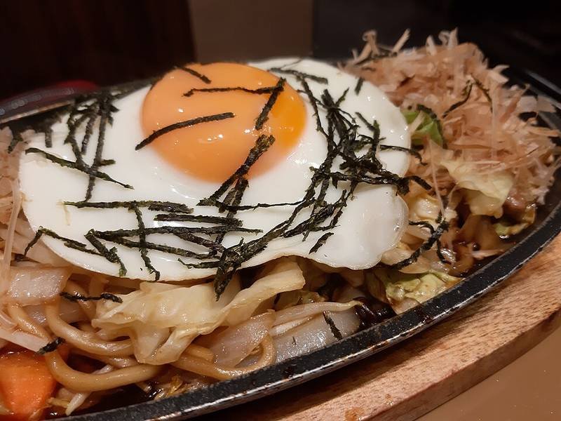 Yakisoba — Japanese quick meals recipe, served and ready to eat