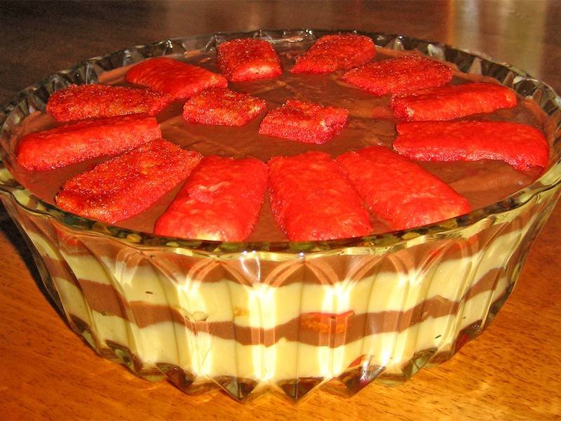 Zuppa Inglese — Italian desserts recipe, served and ready to eat