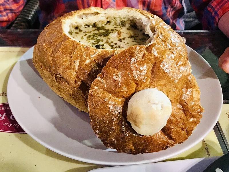 Żurek — Polish lunch recipe, served and ready to eat